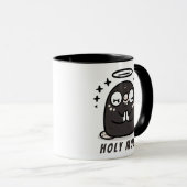 Holy Moly Cute Praying Mole Mug – Sparkly Animal  マグカップ (正面右)