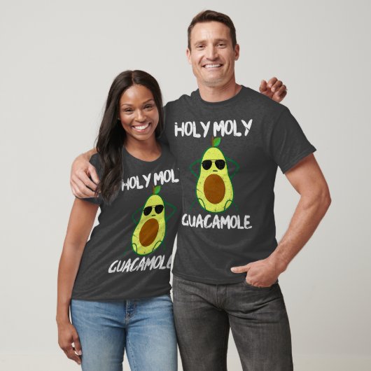 Holy Moly Guacamole Funny Avocado Vegan Veganism Tシャツ (ユニセックス)
