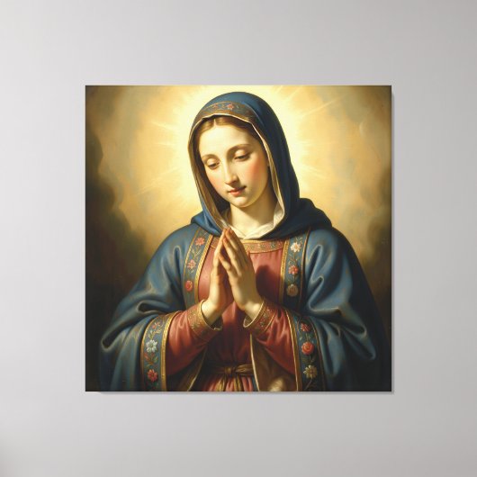 Holy Mother of God – Divine Love & Protection キャンバスプリント (正面)