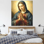 Holy Mother of God – Divine Love & Protection キャンバスプリント (インサイチュ (寝室))