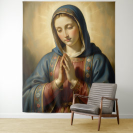 Holy Mother of God – Divine Love & Protection タペストリー