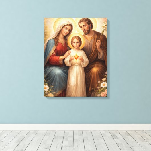 Holy Mother of God – Divine Love & Protection´10 キャンバスプリント (インサイチュ (ウッドフロア))