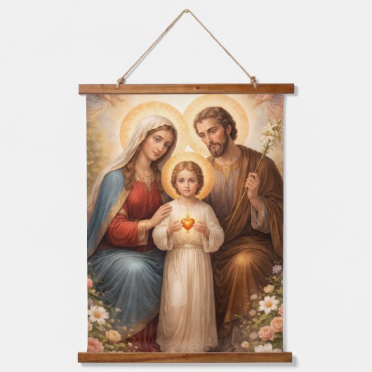 Holy Mother of God – Divine Love & Protection´10 吊り下げ型タペストリー (正面)