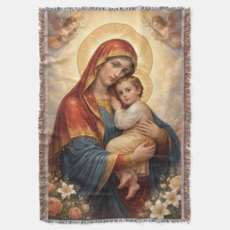 Holy Mother of God – Divine Love & Protection´11 スローブランケット