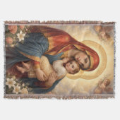 Holy Mother of God – Divine Love & Protection´11 スローブランケット (正面)