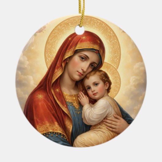 Holy Mother of God – Divine Love & Protection´11 セラミックオーナメント (正面)