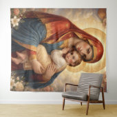 Holy Mother of God – Divine Love & Protection´11 タペストリー (インサイチュ(横))