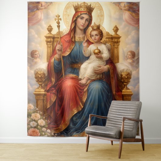 Holy Mother of God – Divine Love & Protection´12 タペストリー (インサイチュ)