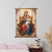 Holy Mother of God – Divine Love & Protection´12 吊り下げ型タペストリー (寝室)