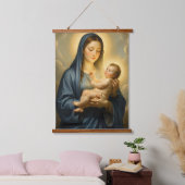 Holy Mother of God – Divine Love & Protection´2 吊り下げ型タペストリー (寝室)