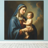 Holy Mother of God – Divine Love & Protection´4 キャンバスプリント (インサイチュ (ウッドフロア))