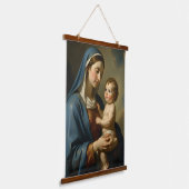 Holy Mother of God – Divine Love & Protection´4 吊り下げ型タペストリー (傾斜あり)