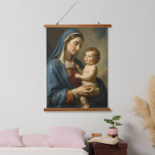 Holy Mother of God – Divine Love & Protection´4 吊り下げ型タペストリー (寝室)