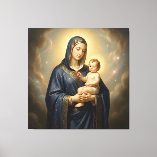 Holy Mother of God – Divine Love & Protection´5 キャンバスプリント (正面)
