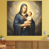 Holy Mother of God – Divine Love & Protection´5 キャンバスプリント (インサイチュ (リビング))