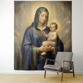 Holy Mother of God – Divine Love & Protection´5 タペストリー