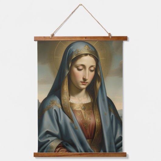 Holy Mother of God – Divine Love & Protection´6 吊り下げ型タペストリー (正面)