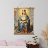 Holy Mother of God – Divine Love & Protection´7 吊り下げ型タペストリー (寝室)