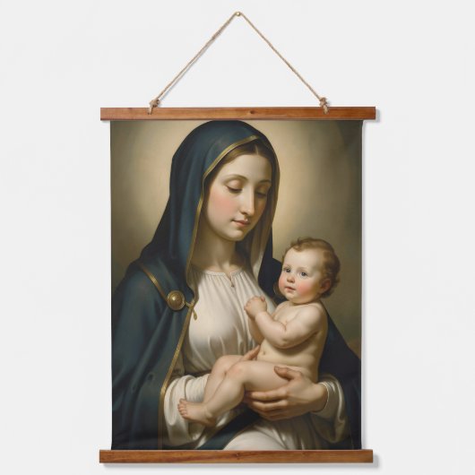 Holy Mother of God – Divine Love & Protection´8 吊り下げ型タペストリー (正面)