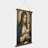 Holy Mother of God – Divine Love & Protection´8 吊り下げ型タペストリー (傾斜あり)