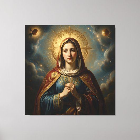 Holy Mother of God – Divine Love & Protection´9 キャンバスプリント (正面)