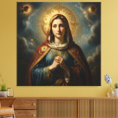 Holy Mother of God – Divine Love & Protection´9 キャンバスプリント (インサイチュ (リビング))