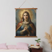 Holy Mother of God – Divine Love & Protection´9 吊り下げ型タペストリー (寝室)
