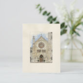 Holy Name Cathedral Christmas Save the Date Card 案内状 (スタンド正面)