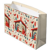 Holy Night Nativity Christmas Gift Bag ラージペーパーバッグ (裏面アングル)