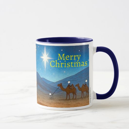 Holy Night Selfie Christmas 11 oz Coffee Mug マグカップ (右)