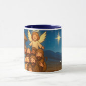 Holy Night Selfie Christmas 11 oz Coffee Mug マグカップ (中央)