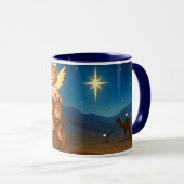 Holy Night Selfie Christmas 11 oz Coffee Mug マグカップ (正面右)