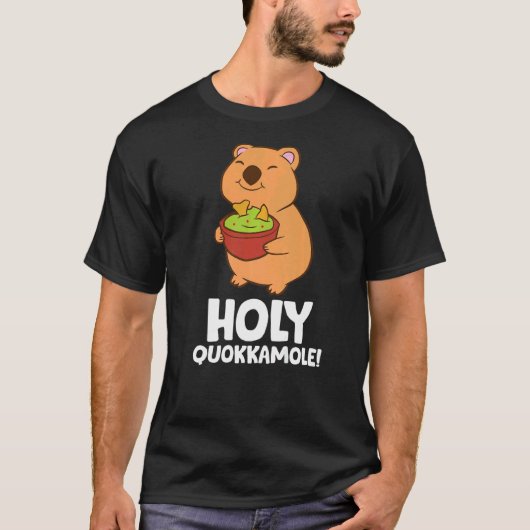 Holy Quokkamole Avocado Quokka Vegan Guacamole Quo Tシャツ (正面)