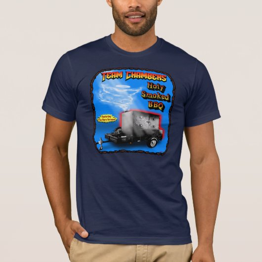 Holy_Smoked_BBQ Tシャツ (正面)