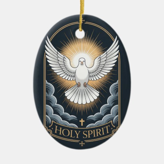 Holy Spirit セラミックオーナメント (正面)
