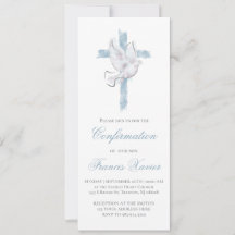 Holy Spirit blue cross Confirmation