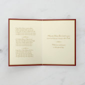 Holy Spirit Dove Confirmation Blessing Greeting シーズンカード (内部)