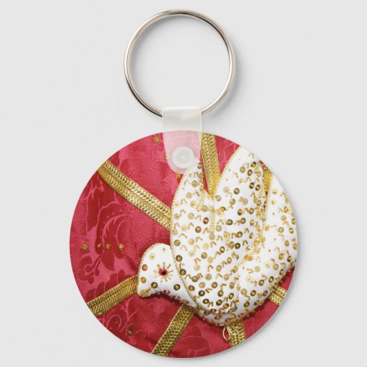 Holy Spirit doves キーホルダー (正面)