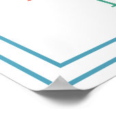 Holy Spirit Lead Me Modern Vibrant Prayer Art ポスター (角)