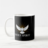 Holy Srit Dove Sritual Symbol Christian Bible Fait コーヒーマグカップ (左)