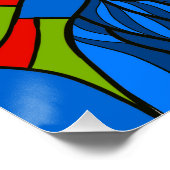 holy stained glass design procreate hand drawing  ポスター (コーナー)