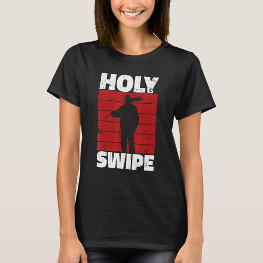 Holy Swipe Quote for a Janitor Tシャツ (正面)
