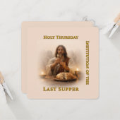 Holy Thursday Eucharist カード (正面/裏面インサイチュ)