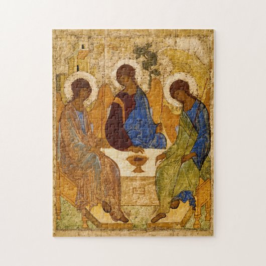 Holy Trinity by Andrey Rublev ジグソーパズル (縦)
