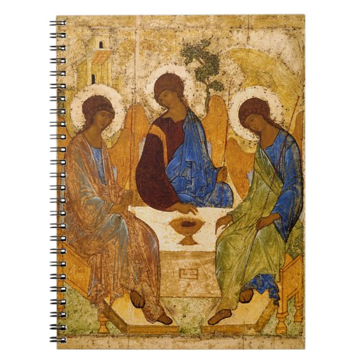 Holy Trinity by Andrey Rublev ノートブック (正面)