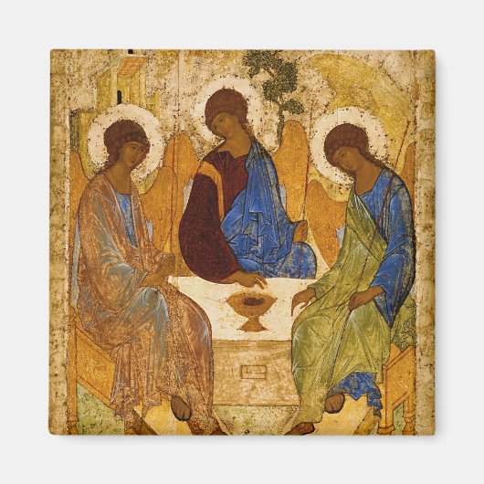Holy Trinity by Andrey Rublev マグネット (正面)