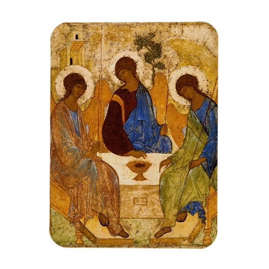 Holy Trinity by Andrey Rublev マグネット (縦)