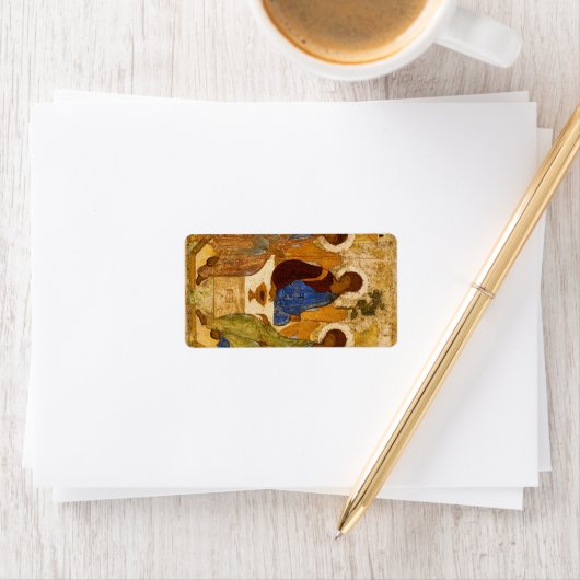 Holy Trinity by Andrey Rublev ラベル (インサイチュ)