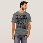 Holy With A Hint Of Hood Pray With Tシャツ (正面フル)