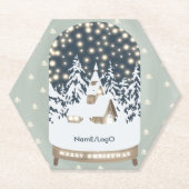 holydays_1_輝くクリスマス_1 ペーパーコースター (正面)